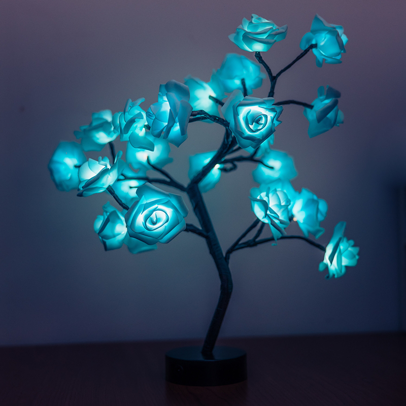 24 Lights Rose Tree