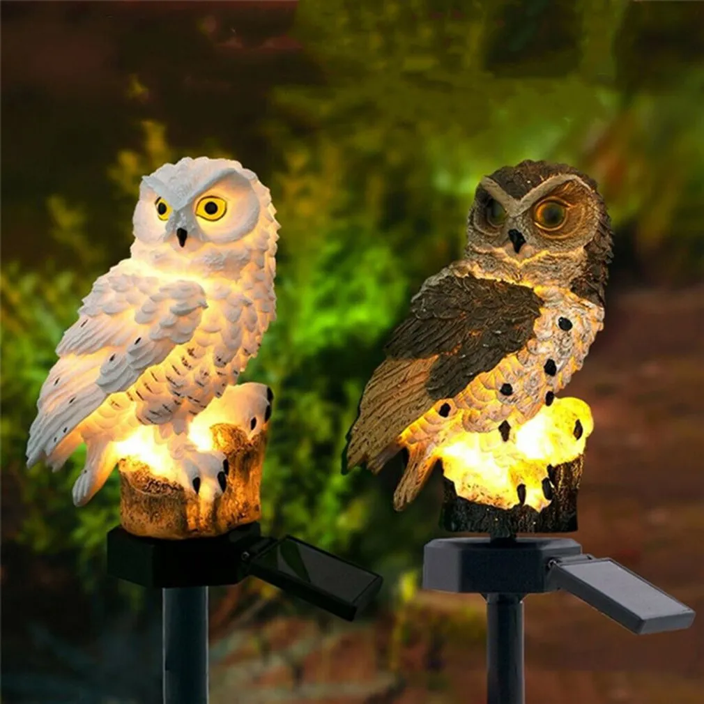 🔥HOT SALE -Led Solar Power Outdoor Garden Waterproof Owl Stake