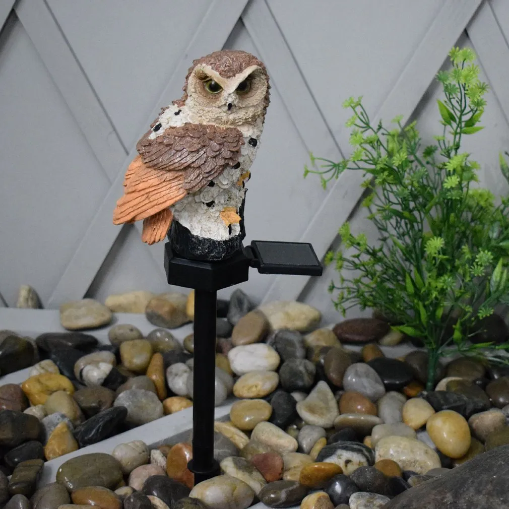 🔥HOT SALE -Led Solar Power Outdoor Garden Waterproof Owl Stake