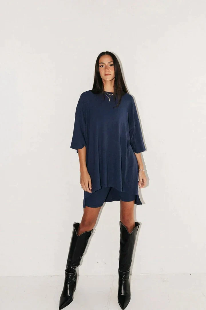 2025 Two Piece Lounge Set Matching Clothing Oversized Tshirts Biker Short Fashion