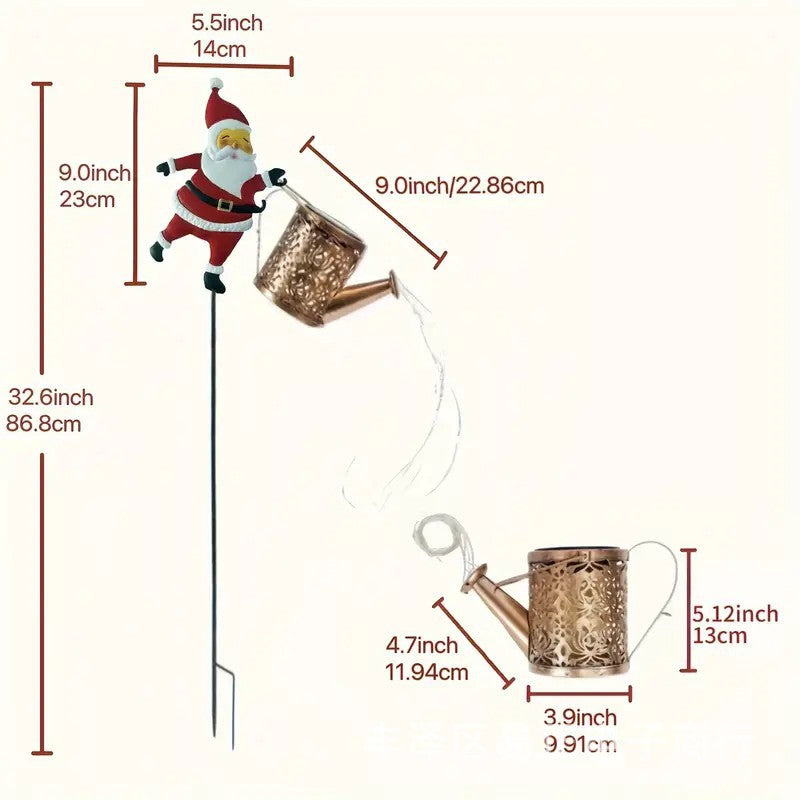 🎅 Solar lamp "Santa Claus" - Magical light fills the garden with festive glow. ✨