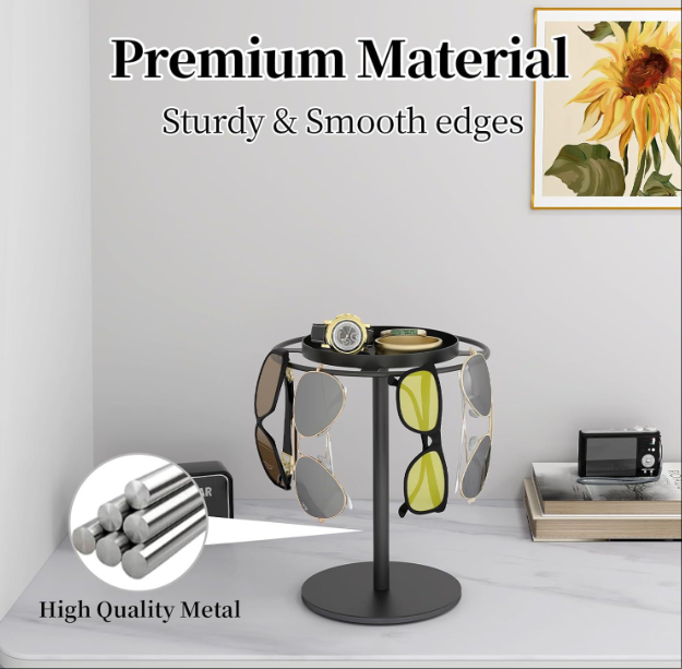 360° Rotating Glasses Stand