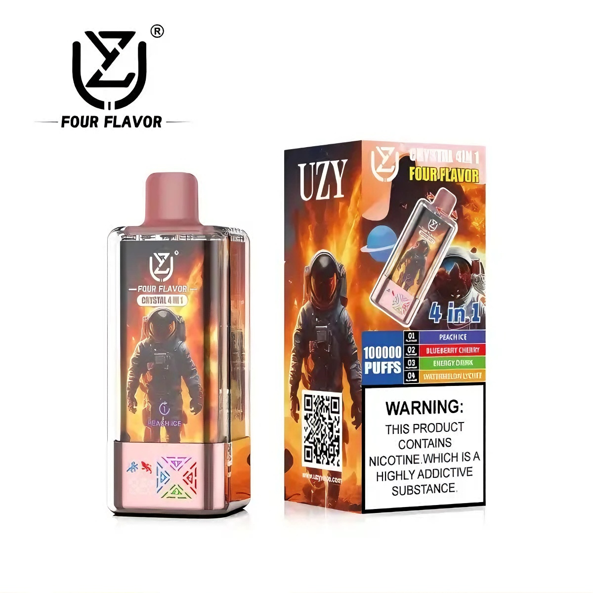 UZY 100000 Puffs 4in1 Einweg Vape | Deutsche Lager • Schnelle EU Lieferung