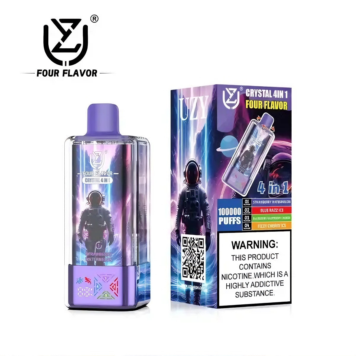 UZY 100000 Puffs 4in1 Einweg Vape | Deutsche Lager • Schnelle EU Lieferung