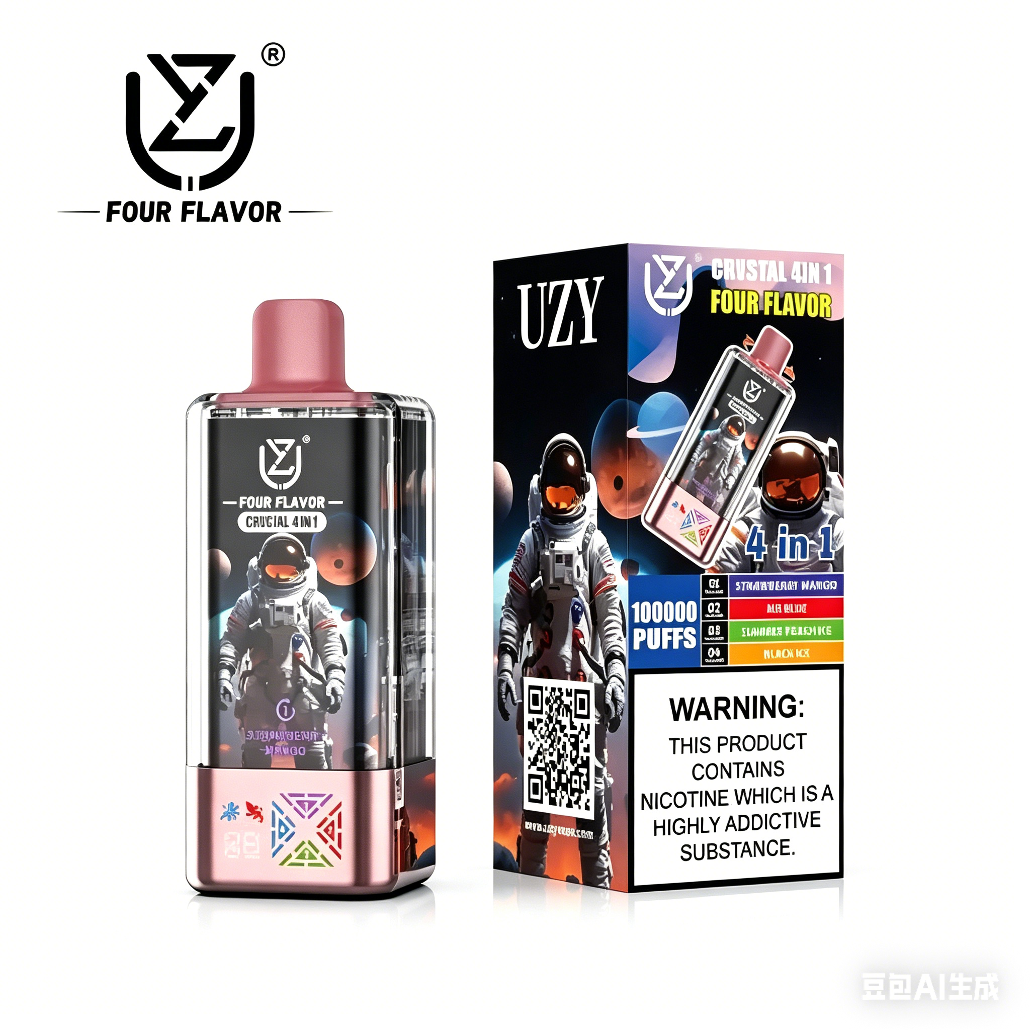 UZY 100000 Puffs 4in1 Einweg Vape | Deutsche Lager • Schnelle EU Lieferung