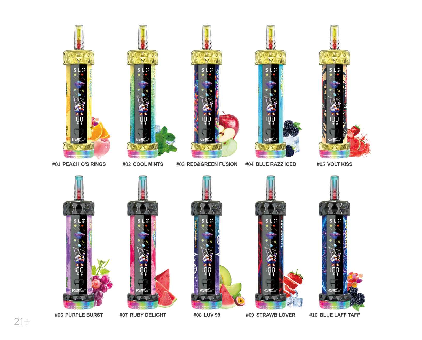 auf Lager  (CN) 70K E-Hookah Einweg Vape in DTL Mode mit Full Display zeigen Battreien & Lquid infos