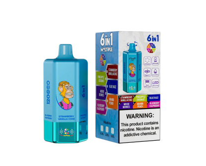 Auf Lager (EU) 6 in 1, 120K groß Zügen Einweg Vape