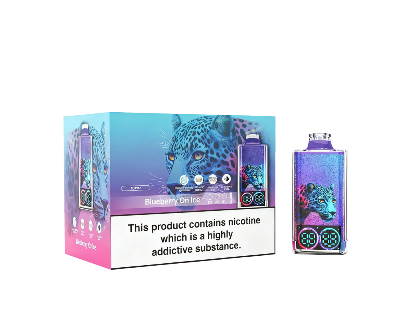 40K Puffs Refillable Leopard Device