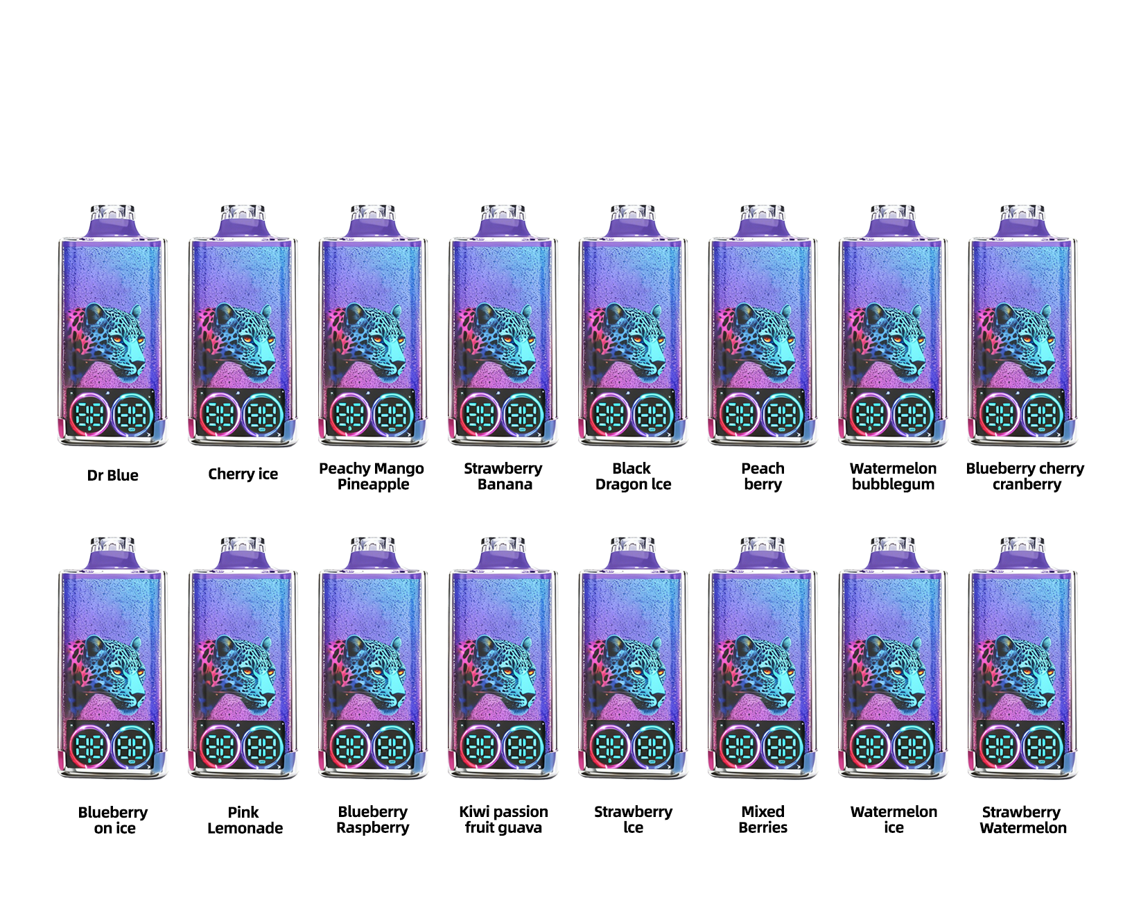 40K Puffs Refillable Leopard Device