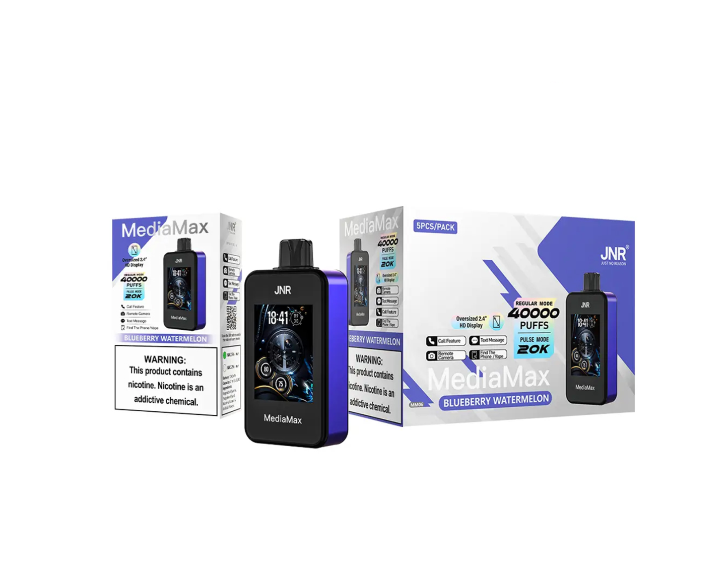 Auf Lager (EU)  JNR Media Max 40K Einweg Vape 