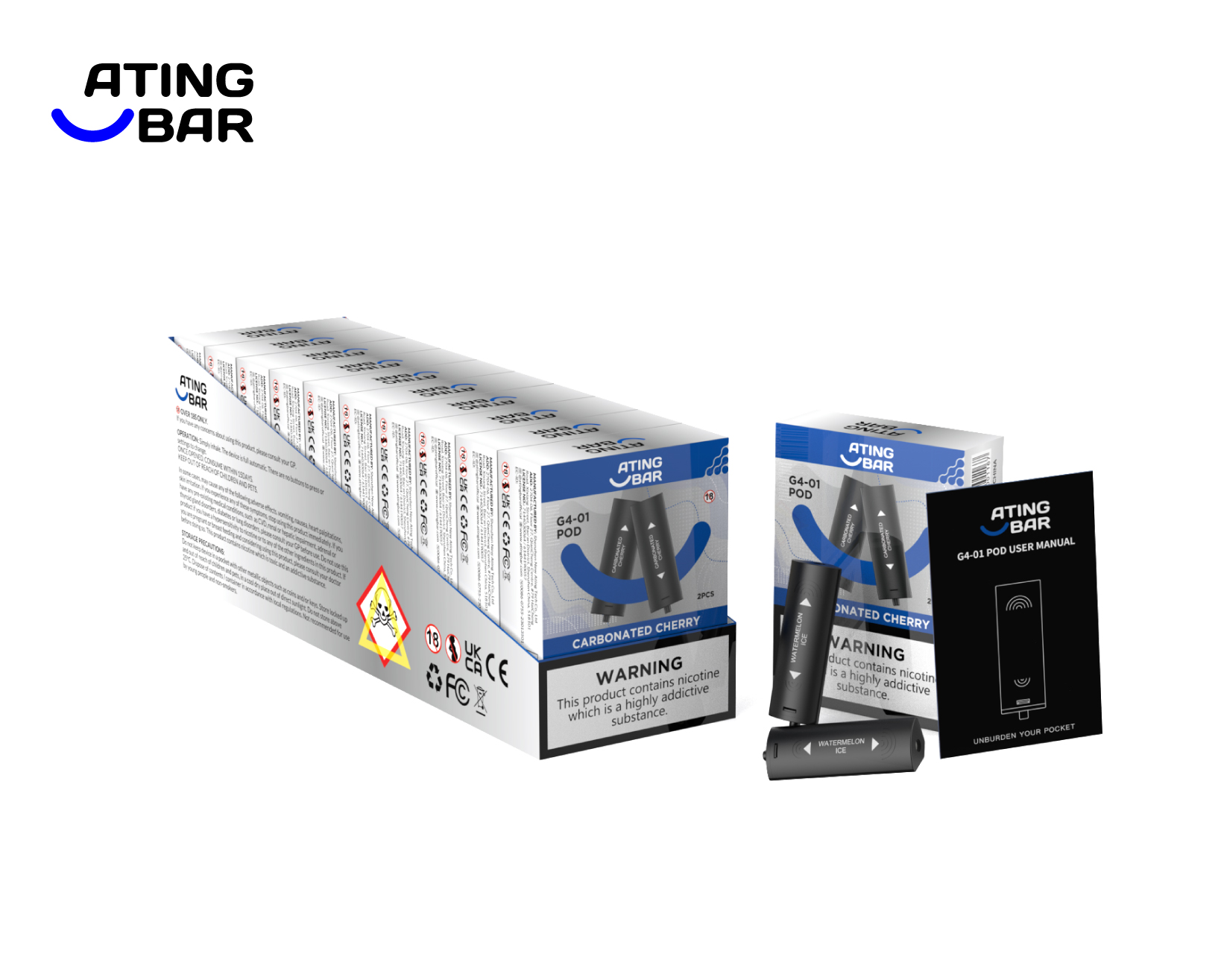 ATINGBAR G4 PREFILLABLE POD