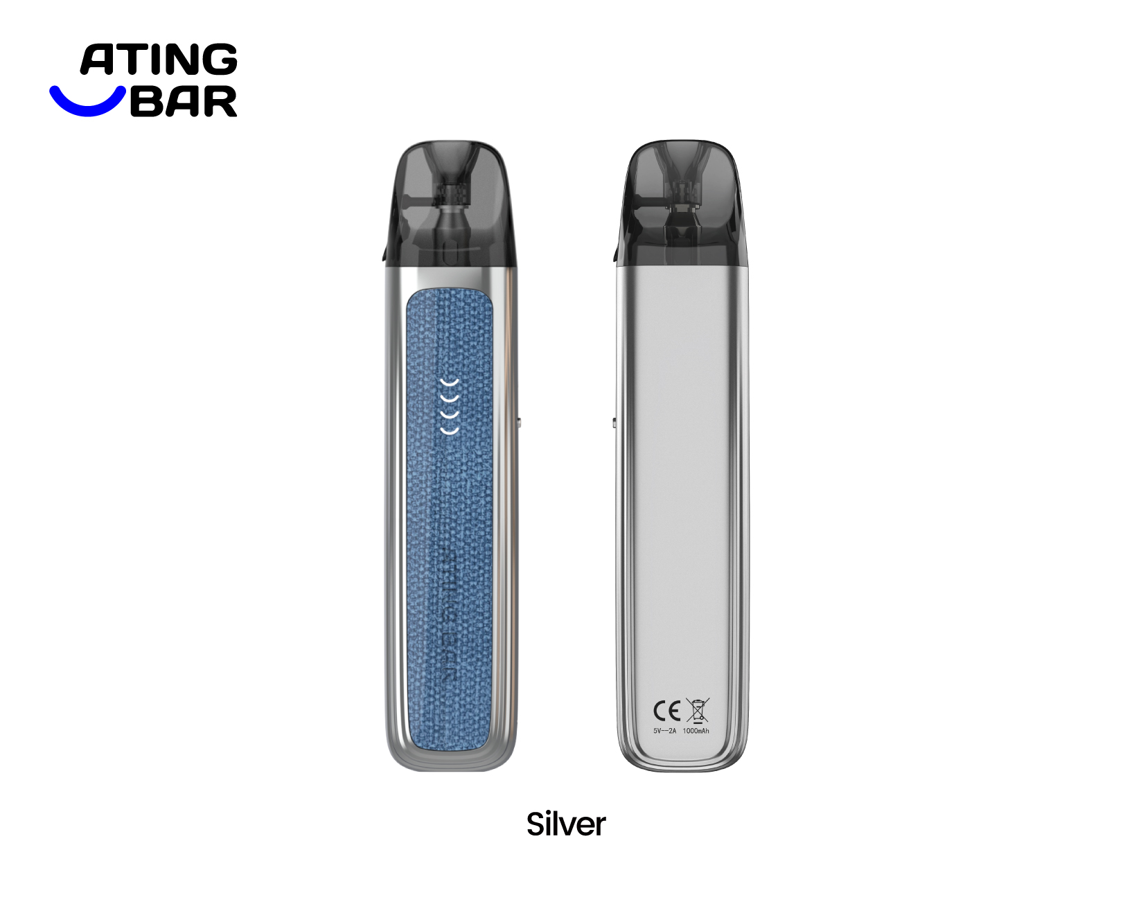 ATINGBAR EXPLORER G1 POD SYSTEM Farbe Silver Set