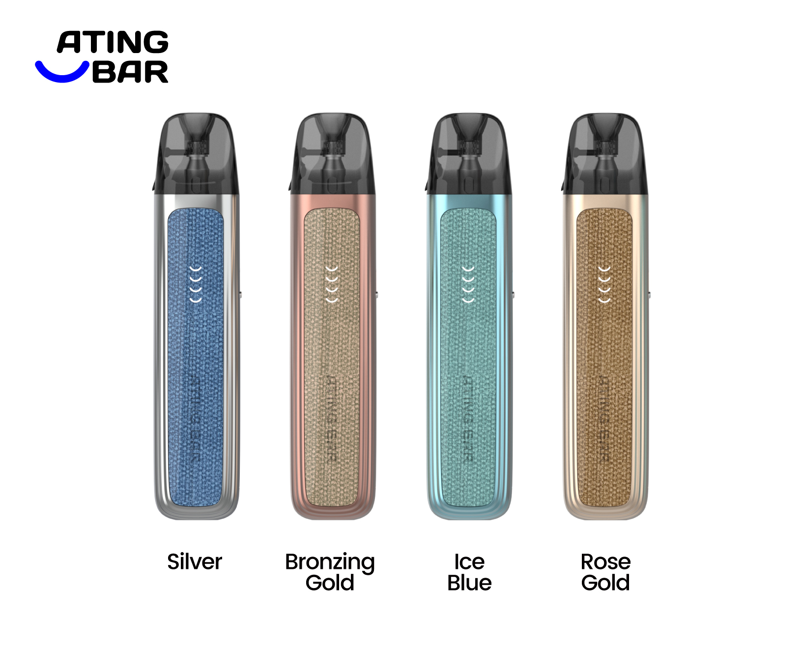 ATINGBAR EXPLORER G1 POD SYSTEM Silver, Brozing Gold, Ice Blue, Rose Gold Set