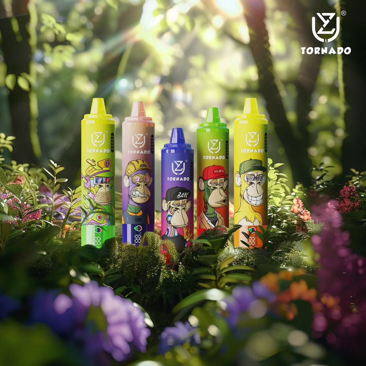UZY Tornado 20K Puffs Einweg Vape | 20.000 Züge, LED Display, Type-C, EU Lager