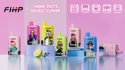 Auf Lager (EU) 2 in 1, 40K groß Zügen Einweg Vape