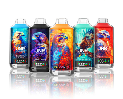 auf Lager (CN) JNR Falcon-X 18K Einweg Vape in transparenz Hülle