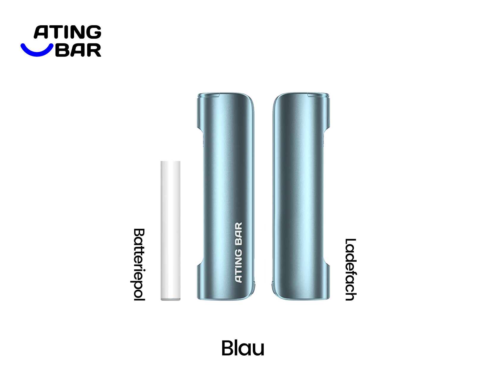 ATINGBAR PB10 PREFILLABLE POD SYSTEM BASIS BATTEREIN
