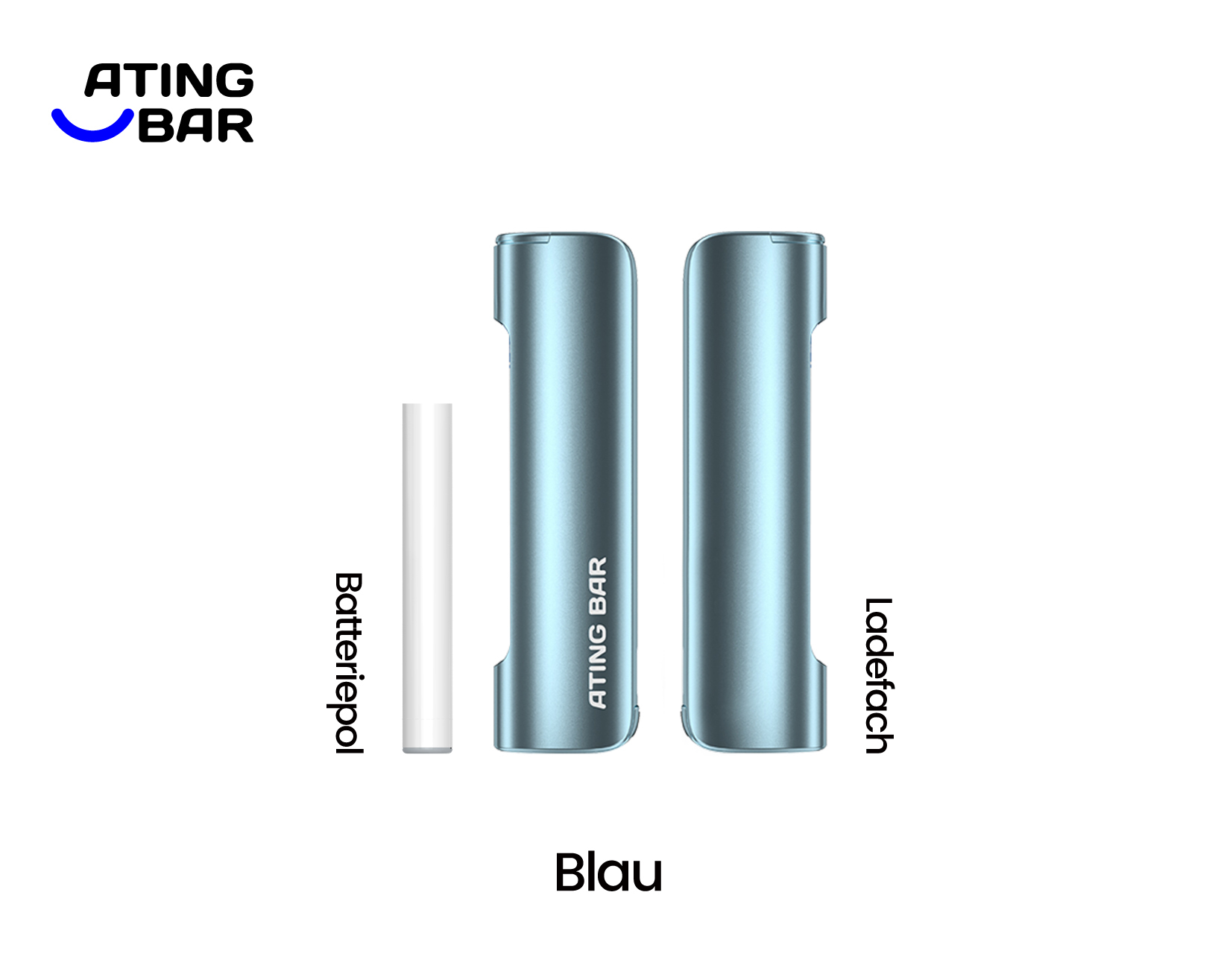 ATINGBAR PB10 PREFILLABLE POD SYSTEM BASIS BATTEREIN