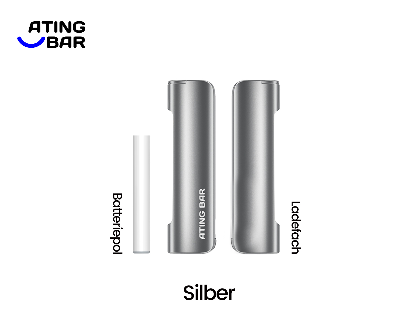 ATINGBAR PB10 PREFILLABLE POD SYSTEM BASIS BATTEREIN