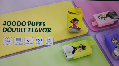 Auf Lager (EU) 2 in 1, 40K groß Zügen Einweg Vape