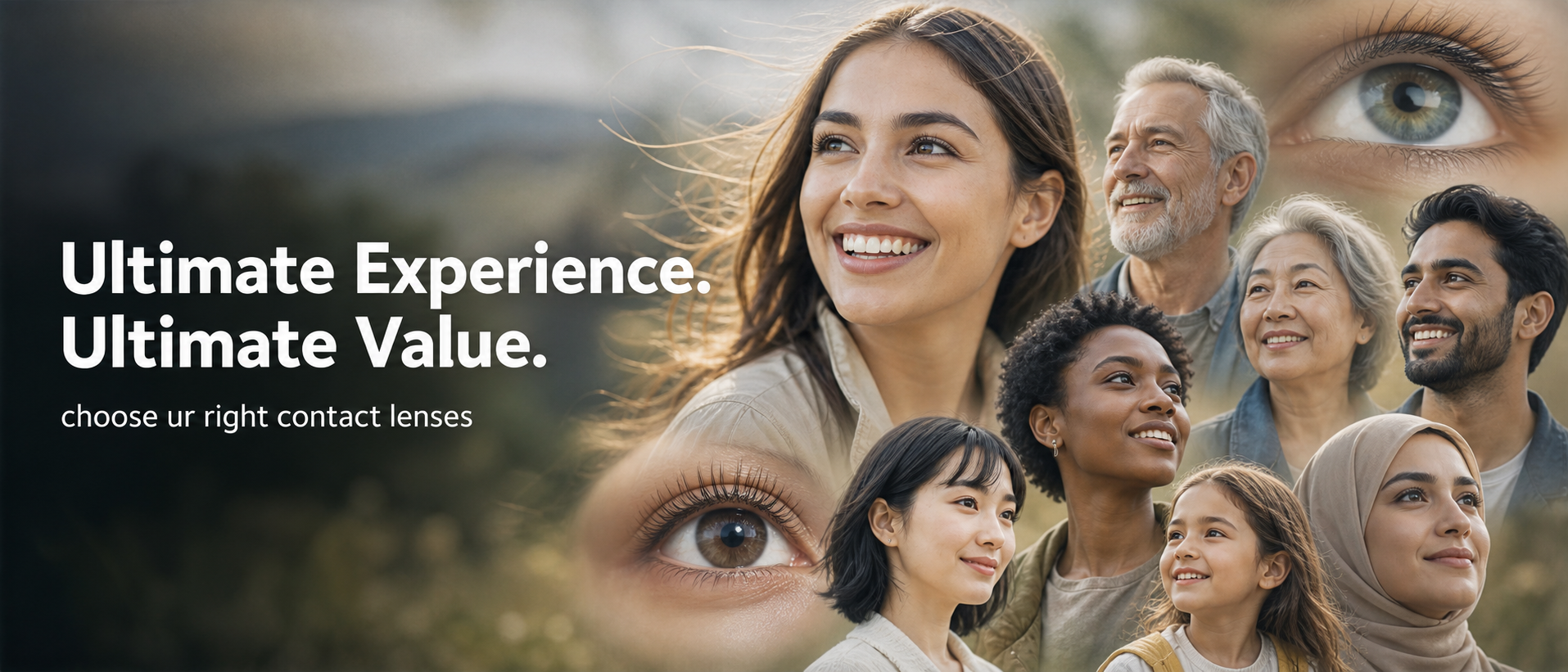 Ultimate Experience. Ultimate Value. — choose your right contact lenses