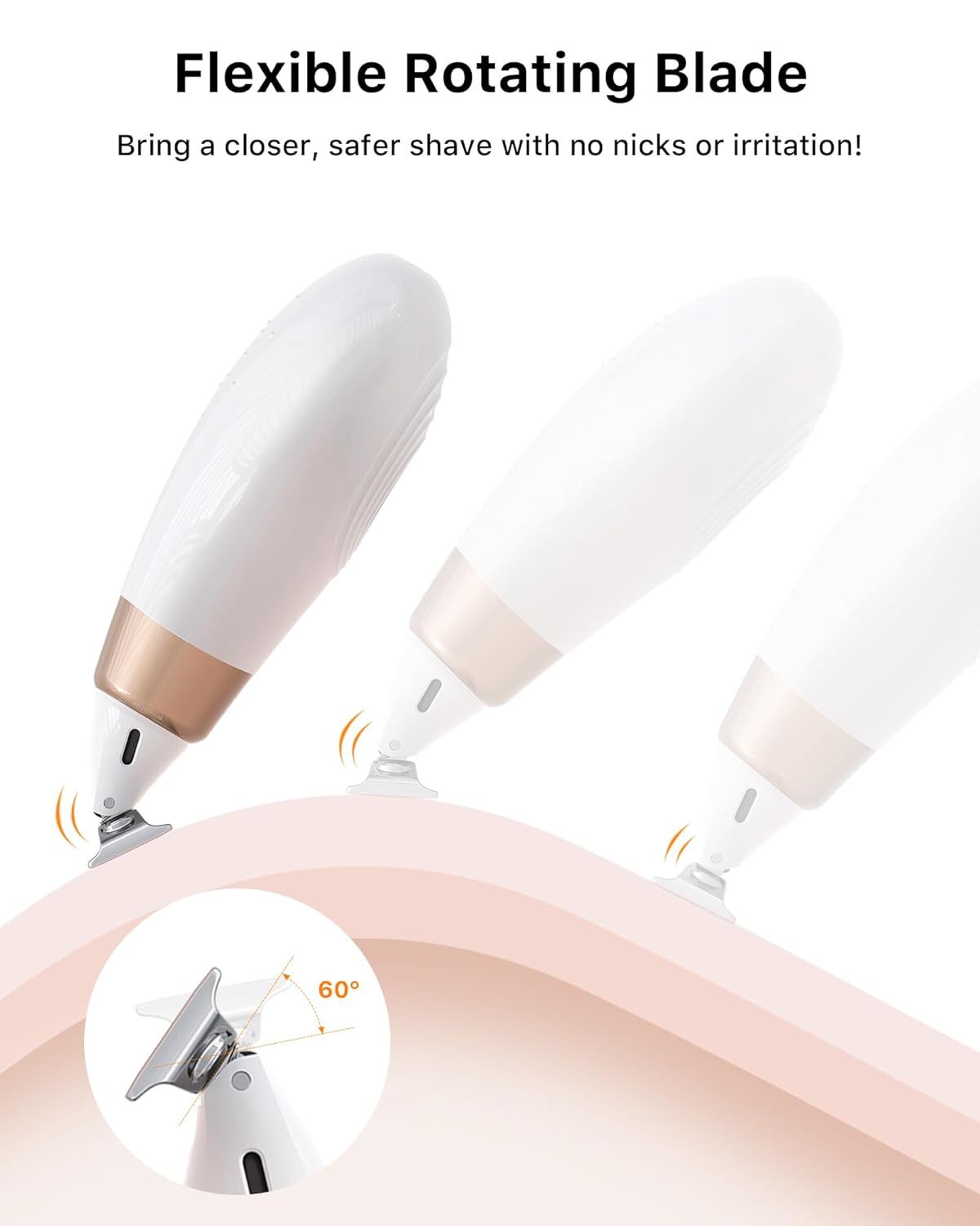 Magnetic Replacement Blades, Genuine Replacement Blades for H1 & H3 Electric Shaver and Trimmer, Easy Snap-On & Rinseable, Durable Stainless Steel, Trim, Edge and Shave, 3 Pack，Black