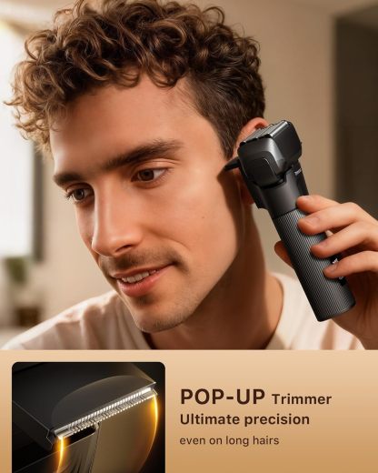 5-Blades Electric Shaver Pro with 8-in-1 Smart Cleaning Center - Beard Trimmer, Series 9 Electric Razors for Men, Pop-Up Trimmer, Type-C Fast Charging, Christmas Gift for Men‘s, Smooth Shave
