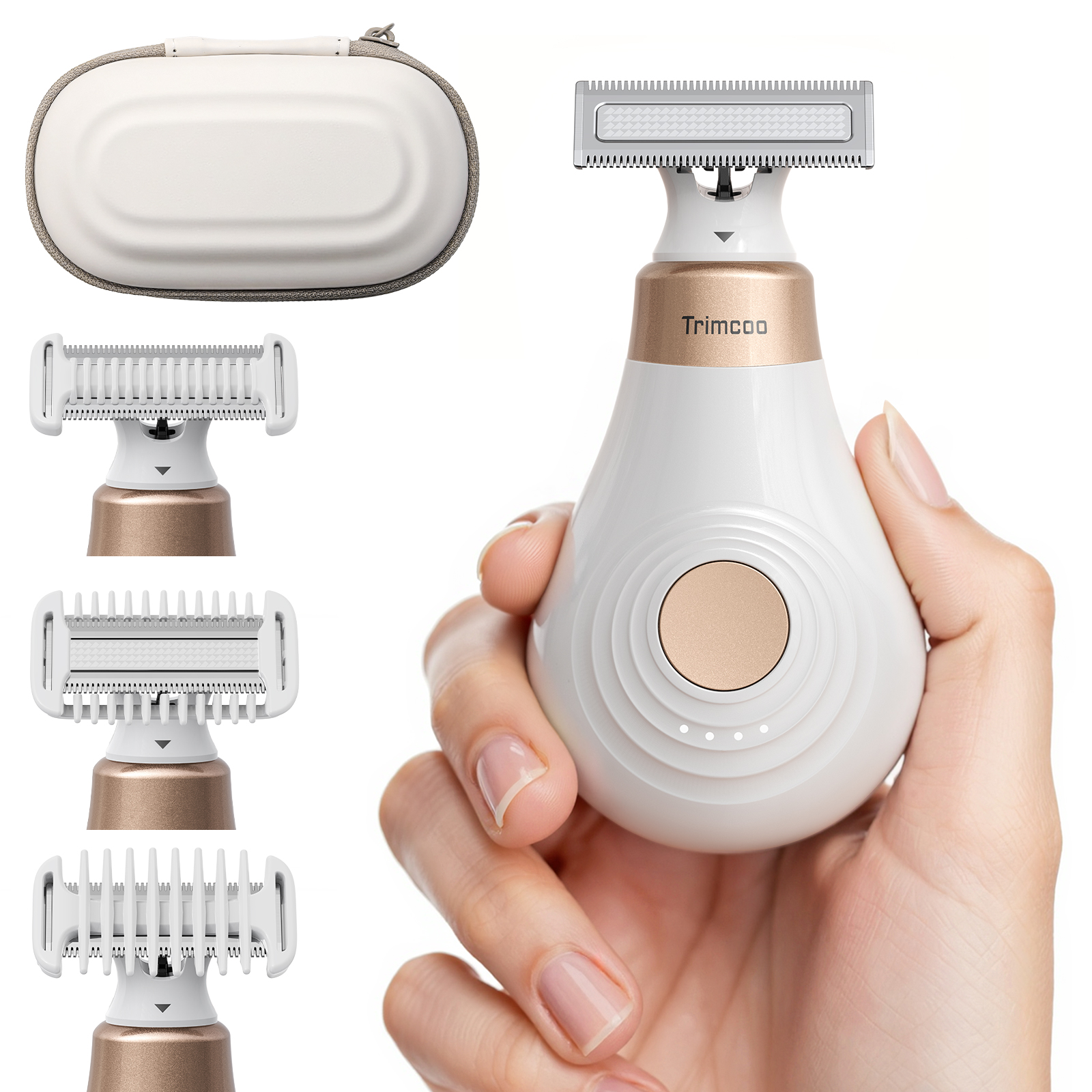 Trimcoo Mini Bikini Trimmer for women-White