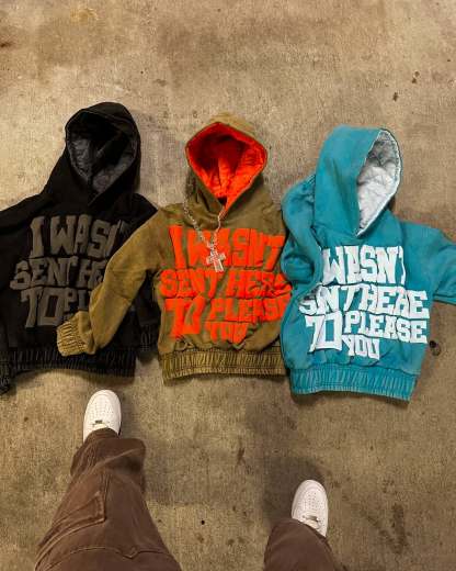 Was't here to please you hoodie