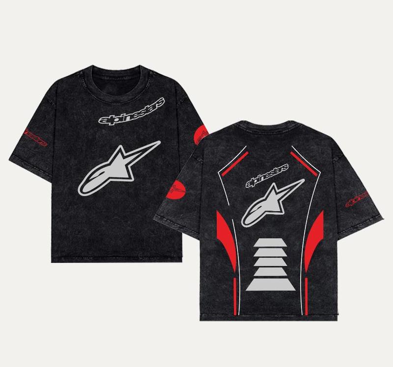 Retro Alpinestar Sport Racing Washed T-Shirt