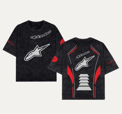 Retro Alpinestar Sport Racing Washed T-Shirt