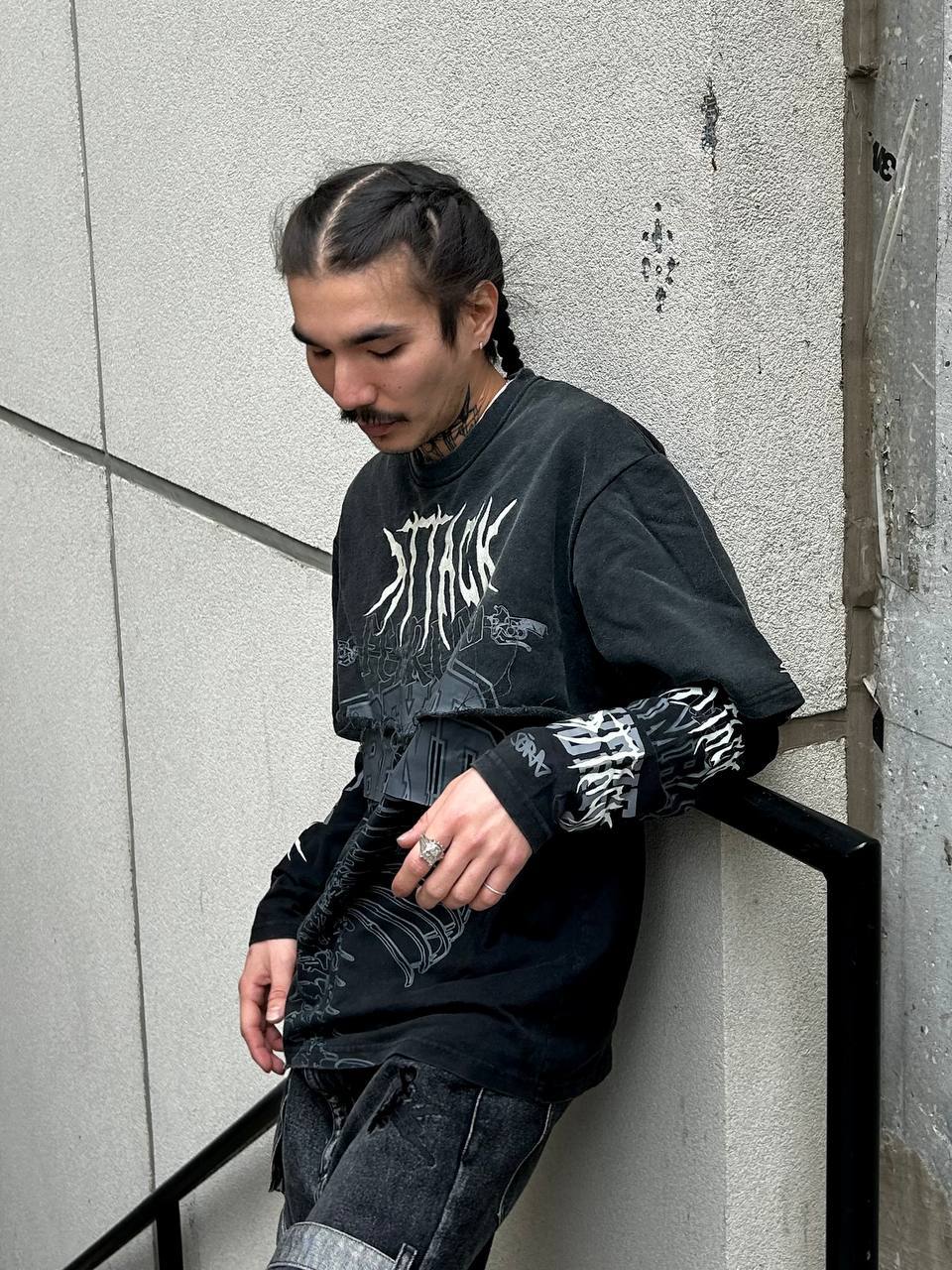 "Attack" Long-sleeve