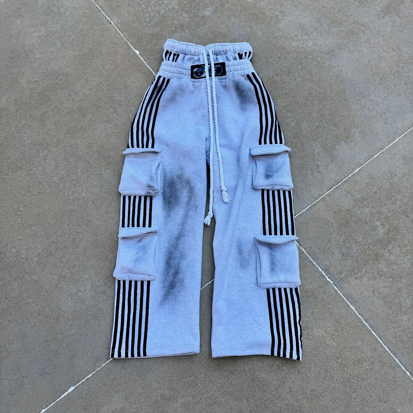 "See-through" casual hoodie set