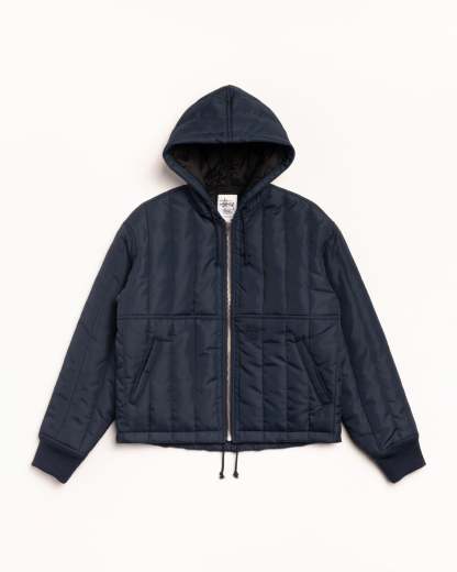 QUILTED NYLON WORK JACKET