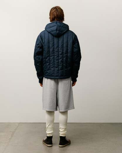 QUILTED NYLON WORK JACKET