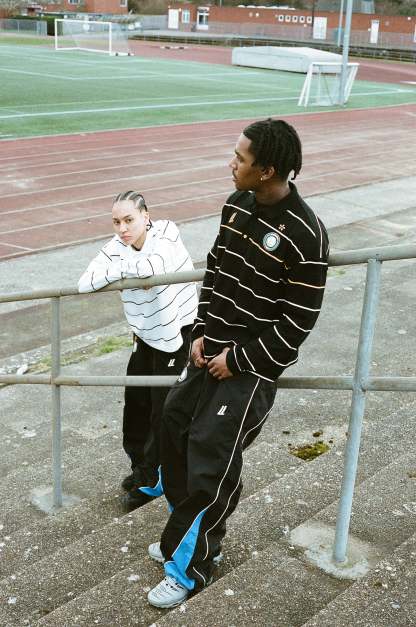 Men‘s white inter longsleeve polo shirt