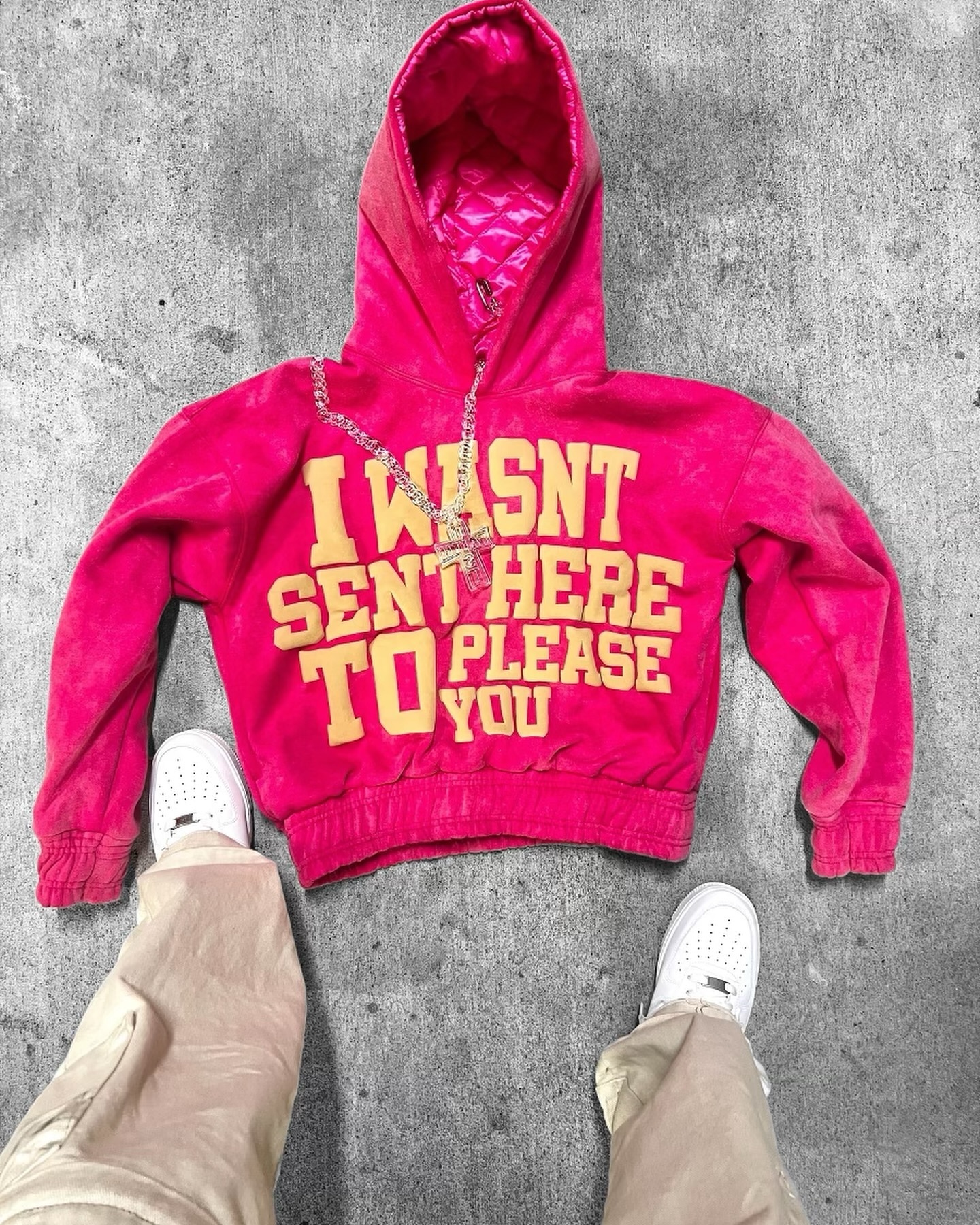 Was't here to please you hoodie