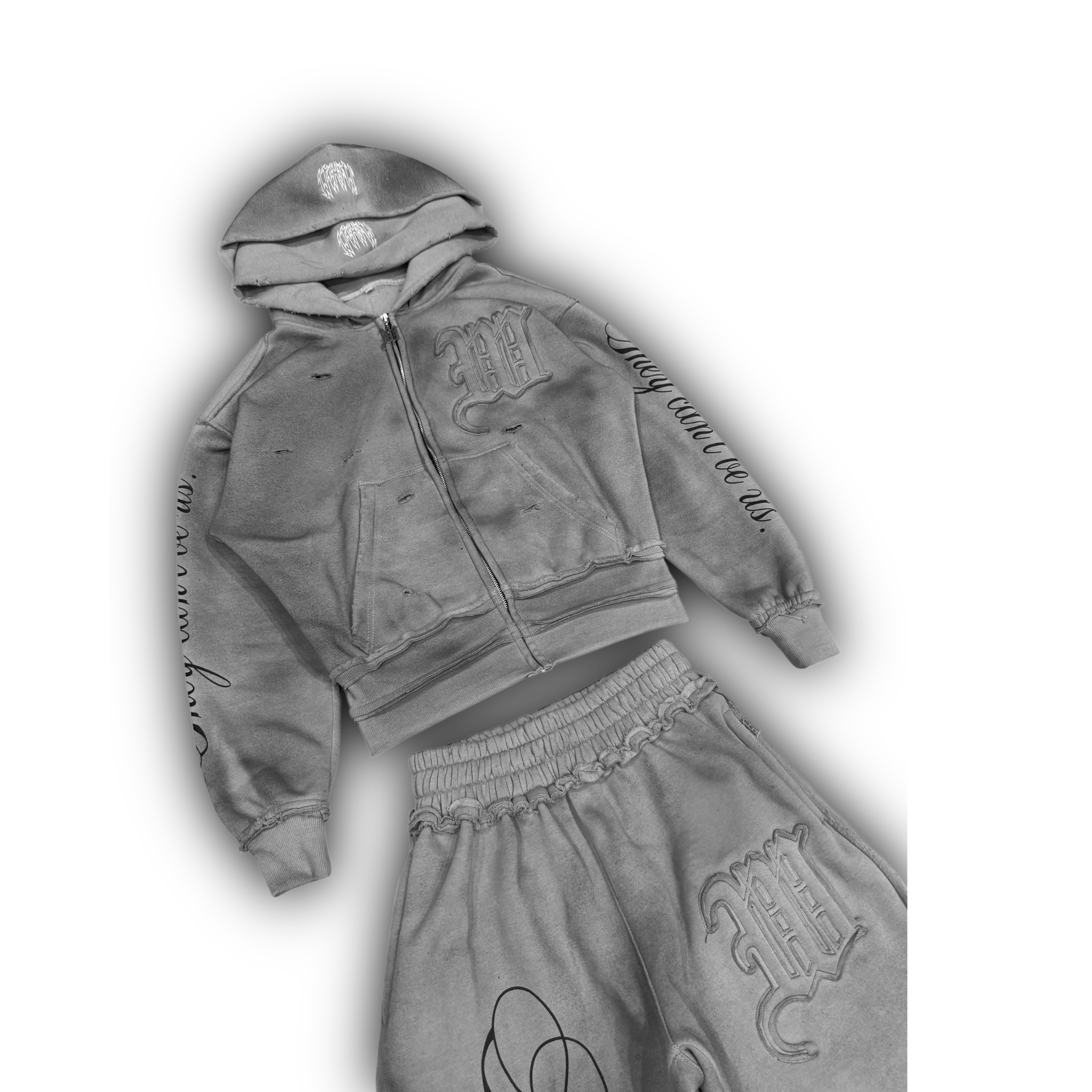 "RAW CEMENT" HIDDEN SINS SWEATSUIT