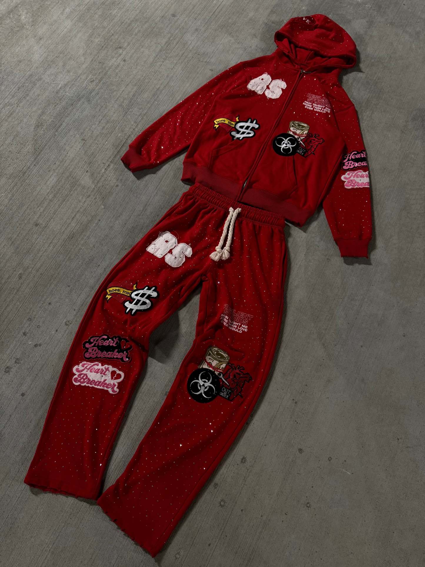 RS SWEATSUIT- RED
