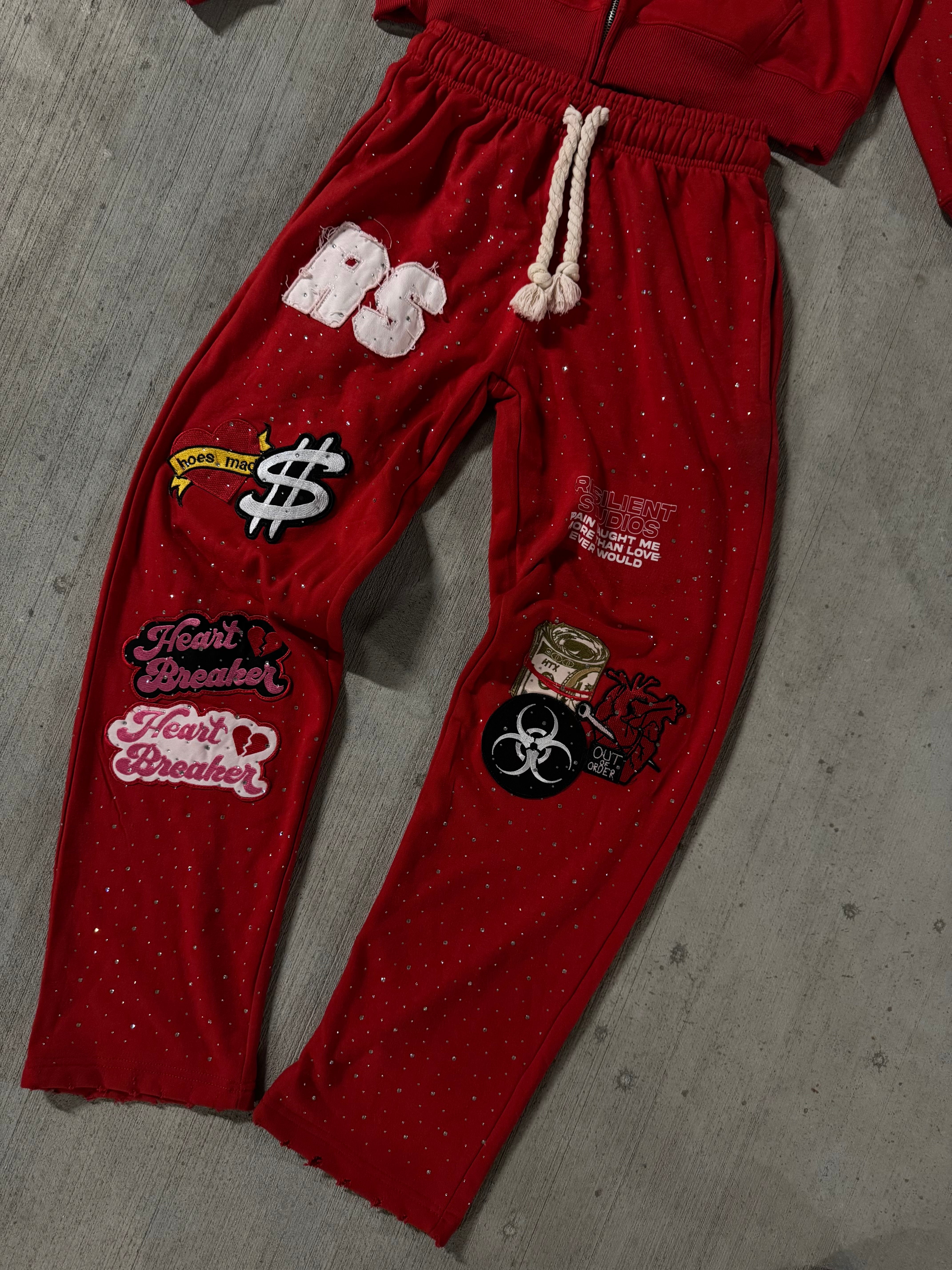 RS SWEATSUIT- RED