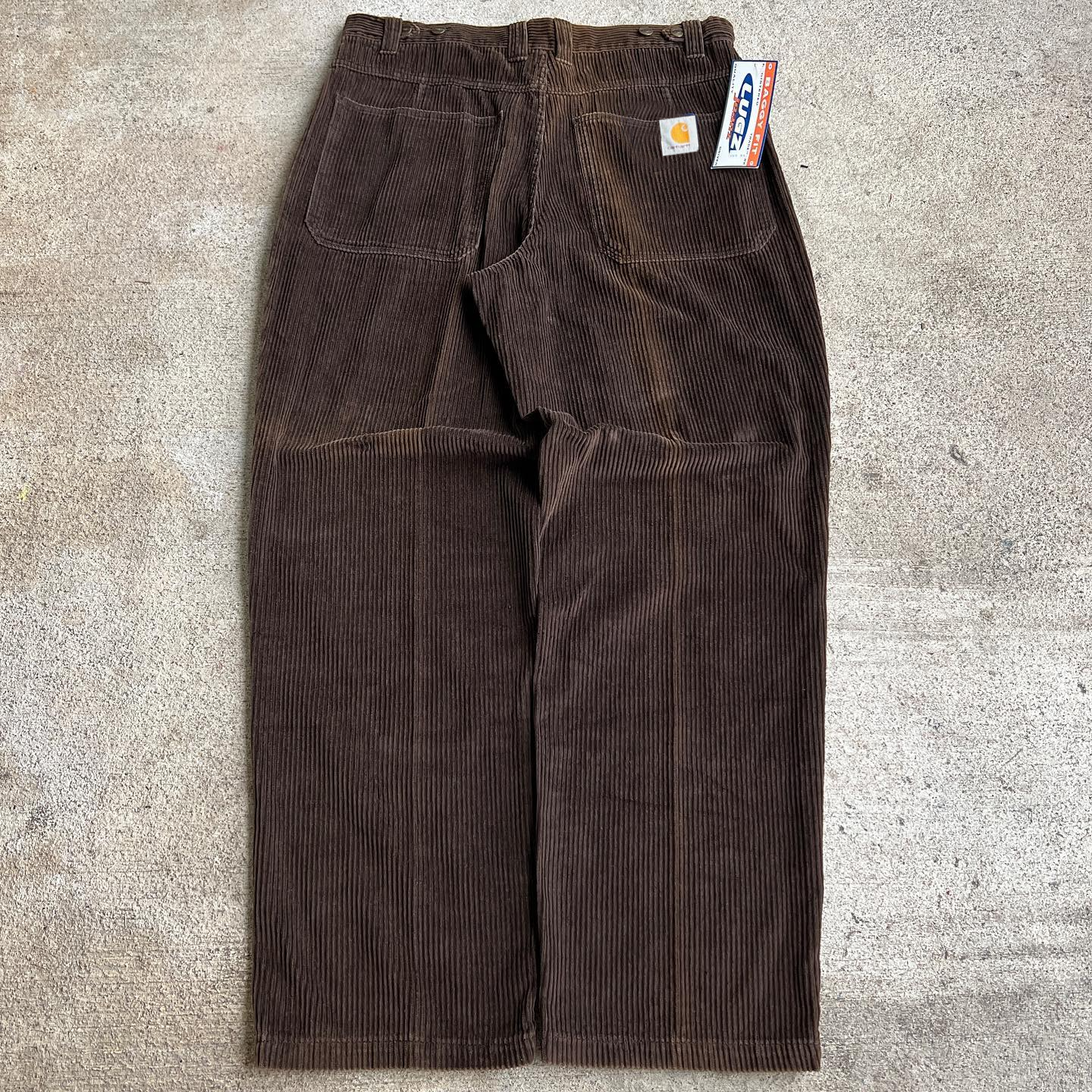 Men's solid color corduroy casual trousers