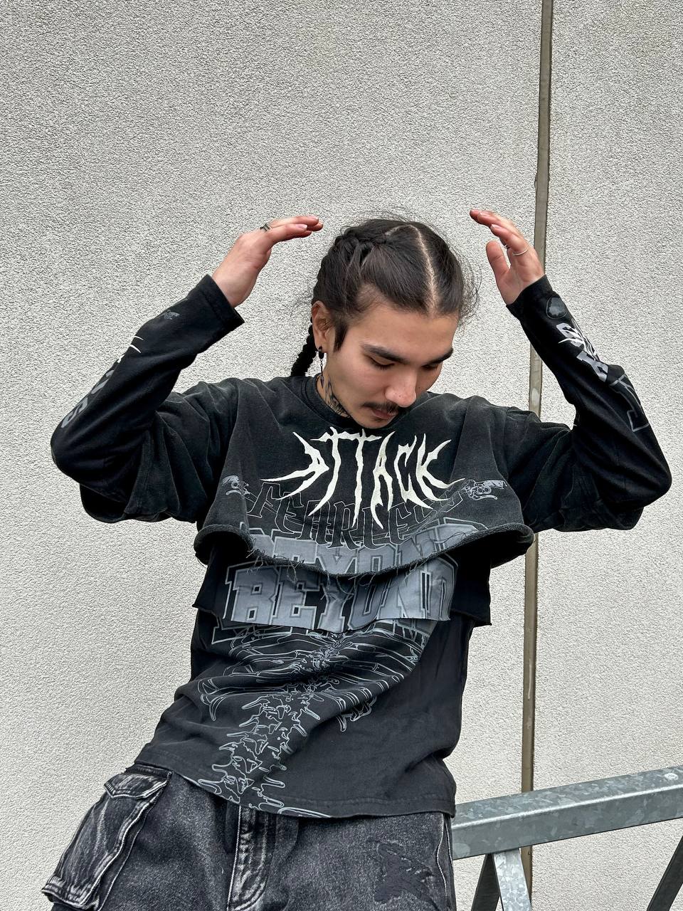 "Attack" Long-sleeve