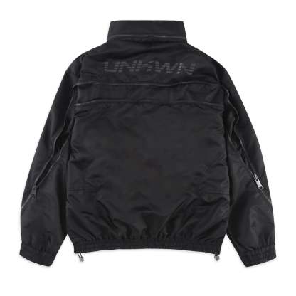BLACKOUT NYLON TRACK JACKET SET