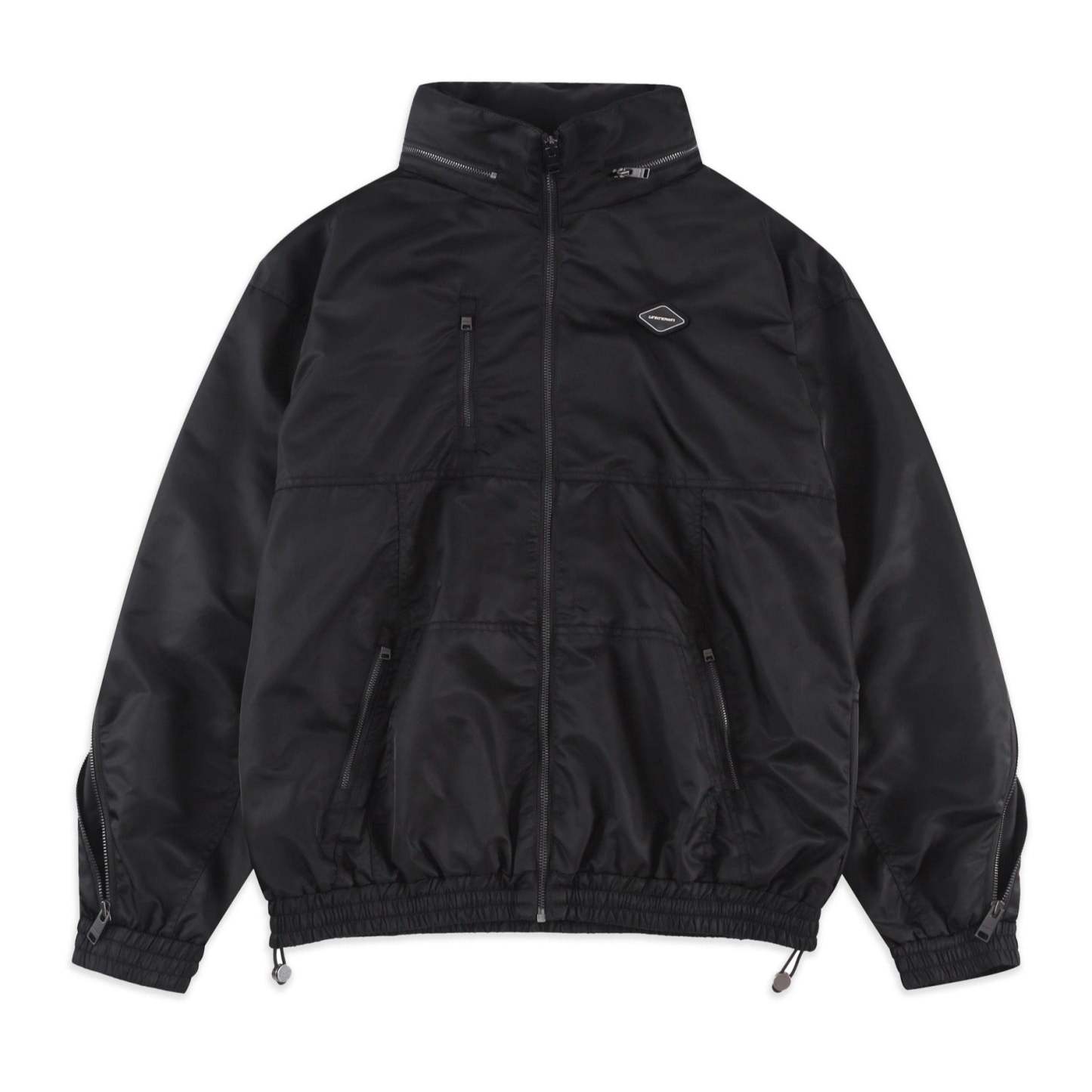 BLACKOUT NYLON TRACK JACKET SET