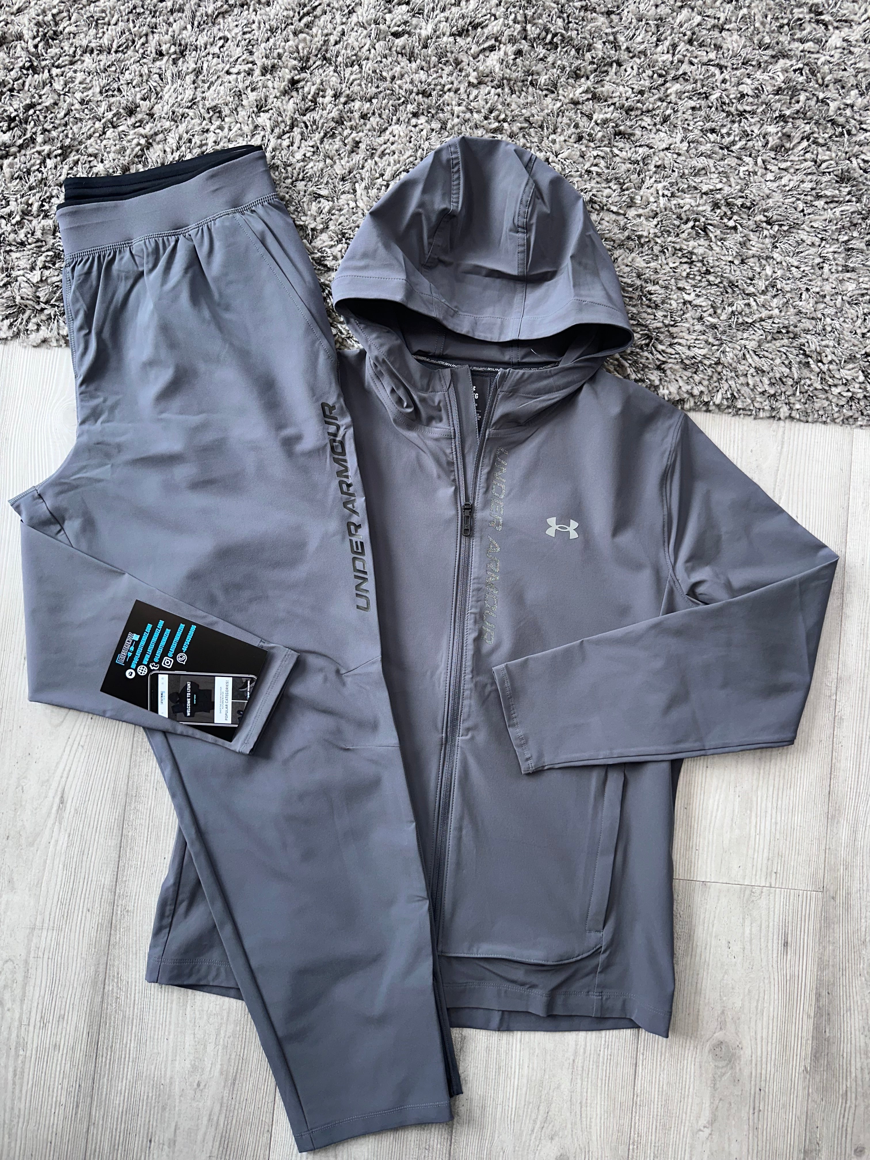 UNDER ARMOUR STORM TRACKSUIT - DARK GREY
