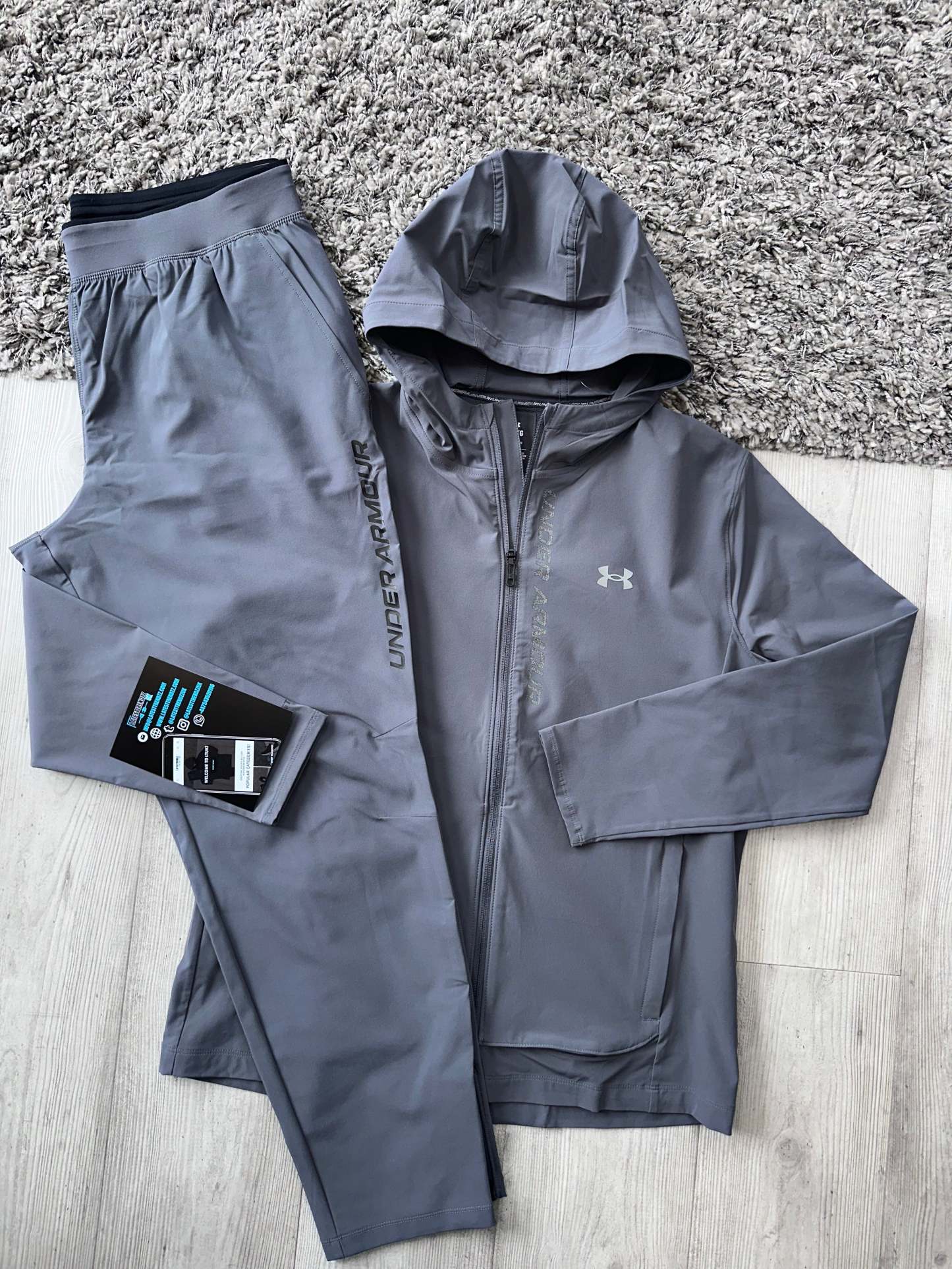 UNDER ARMOUR STORM TRACKSUIT - DARK GREY