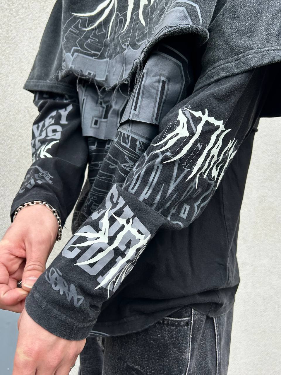 "Attack" Long-sleeve