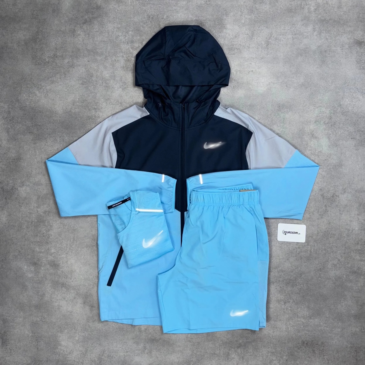 Nk Uv Windrunner Jacket 3-Piece 7” Challenger Short Set