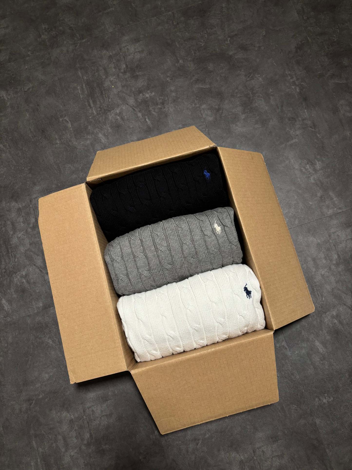 POLO RALPH LAUREN VINTAGE BOX (3 SWEATER)