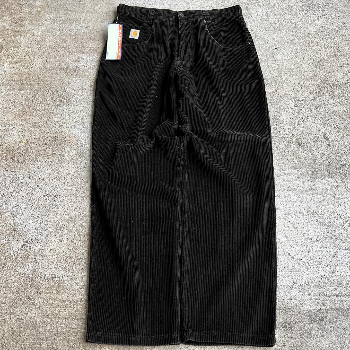 Men's solid color corduroy casual trousers